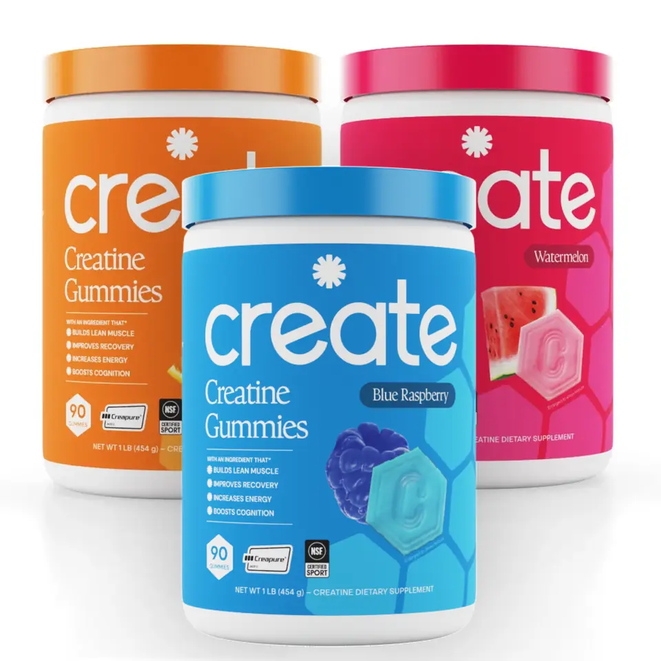 Create starter bundle of creatine gummy tubs and pouches
