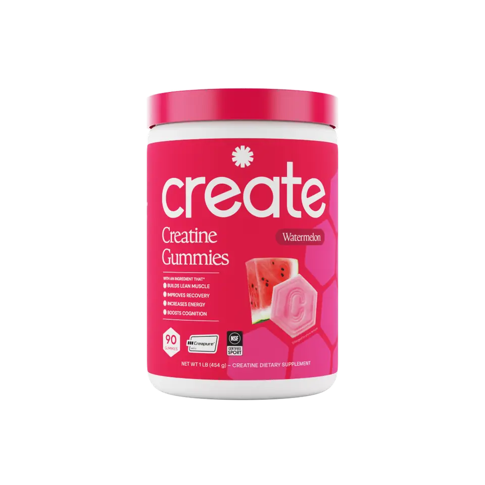 Create Watermelon creatine gummies in a 90-count tub